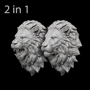lion head 3D