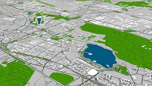 3D model Tehran City Iran