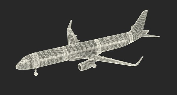 modelo 3d Airbus A321 Genérico con Interior - TurboSquid 1255225
