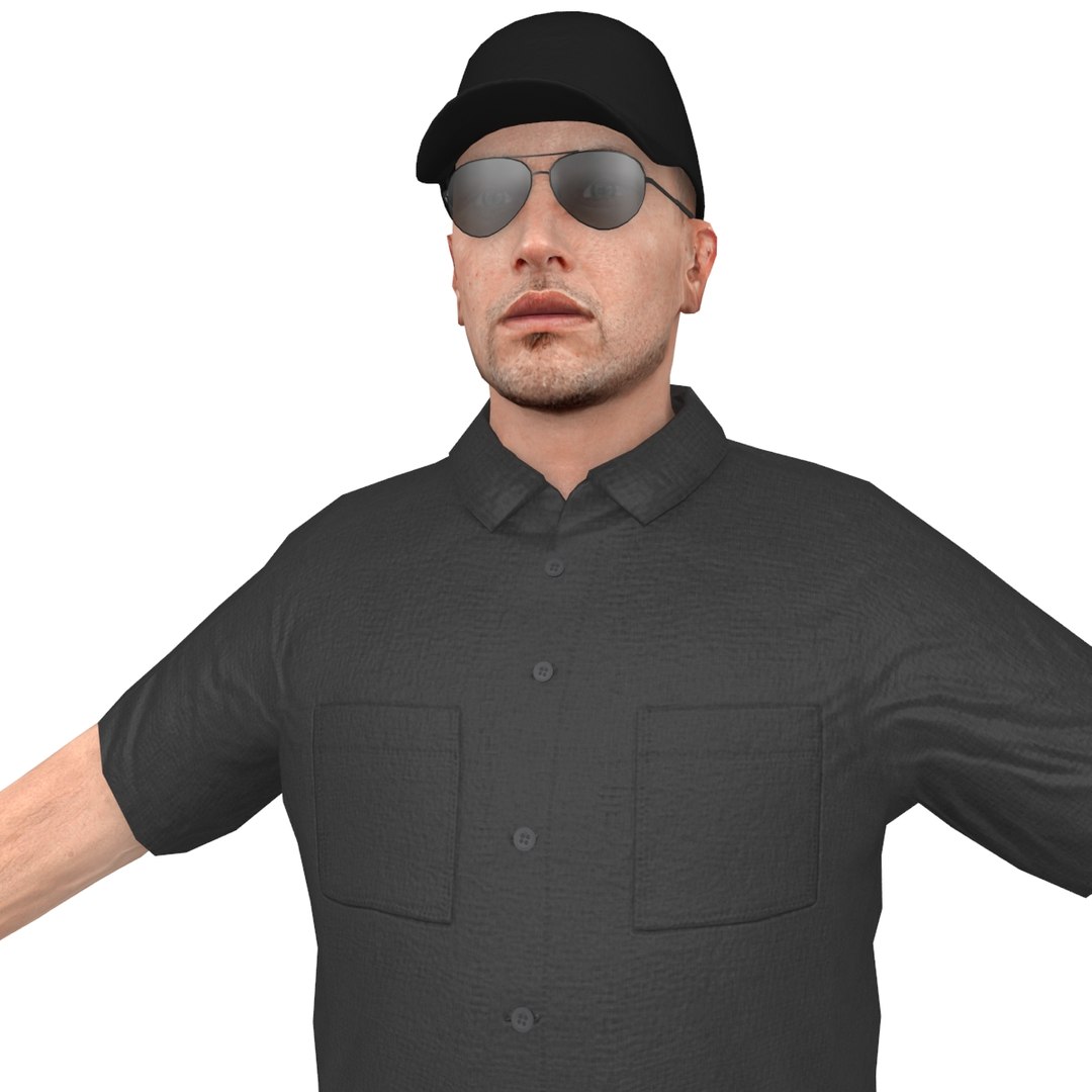Truck Driver 3D Model TurboSquid 1353056