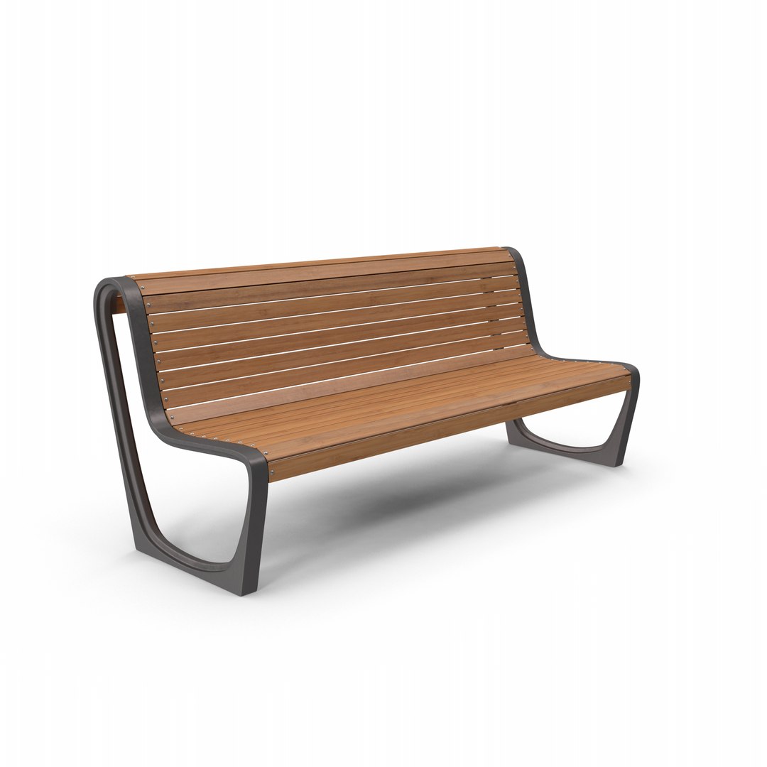 3D City Bench Model - TurboSquid 1841419