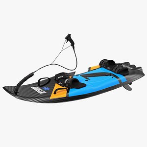 Motorised Carbon Fiber Surfboard Jet Surf Blue