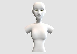 3D model Basic Female Torso