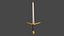 3D sword broadsword