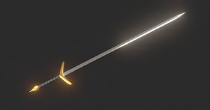 3D sword broadsword