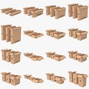 Pacote Super Caixa de Papelão