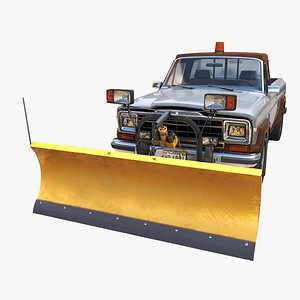 Jeep Gladiator J-10 snow plow 3D model