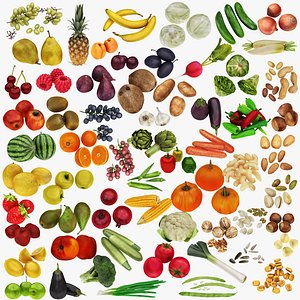 Mega Fruits Vegatables and Nuts Collection 60 in 1