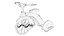 Sky King Streamline Toy Trike 1935