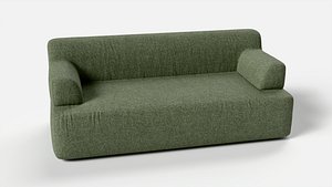 Forma two seat with armrest