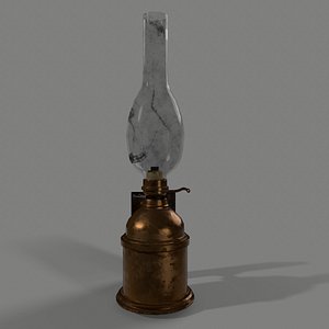 oil lamp 3D