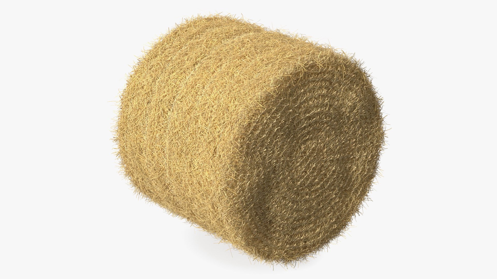 Bale Hay Roll 3D model preview