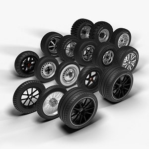 Tires and Rims Set of 15 Tires and 15 Rims