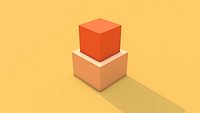 Falling Cube With Animation