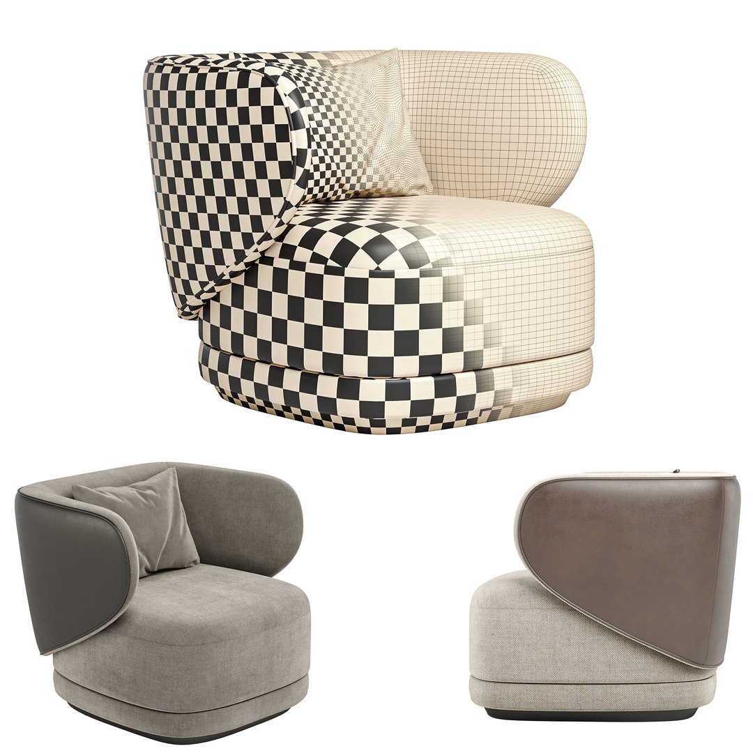 3D HAP Armchair By HC28 Cosmo Model - TurboSquid 2199795