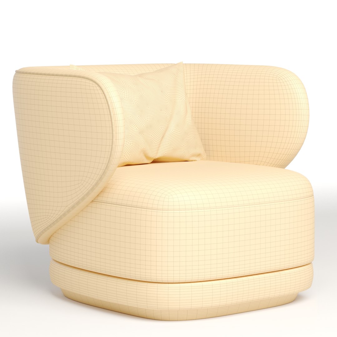 3D HAP Armchair By HC28 Cosmo Model - TurboSquid 2199795