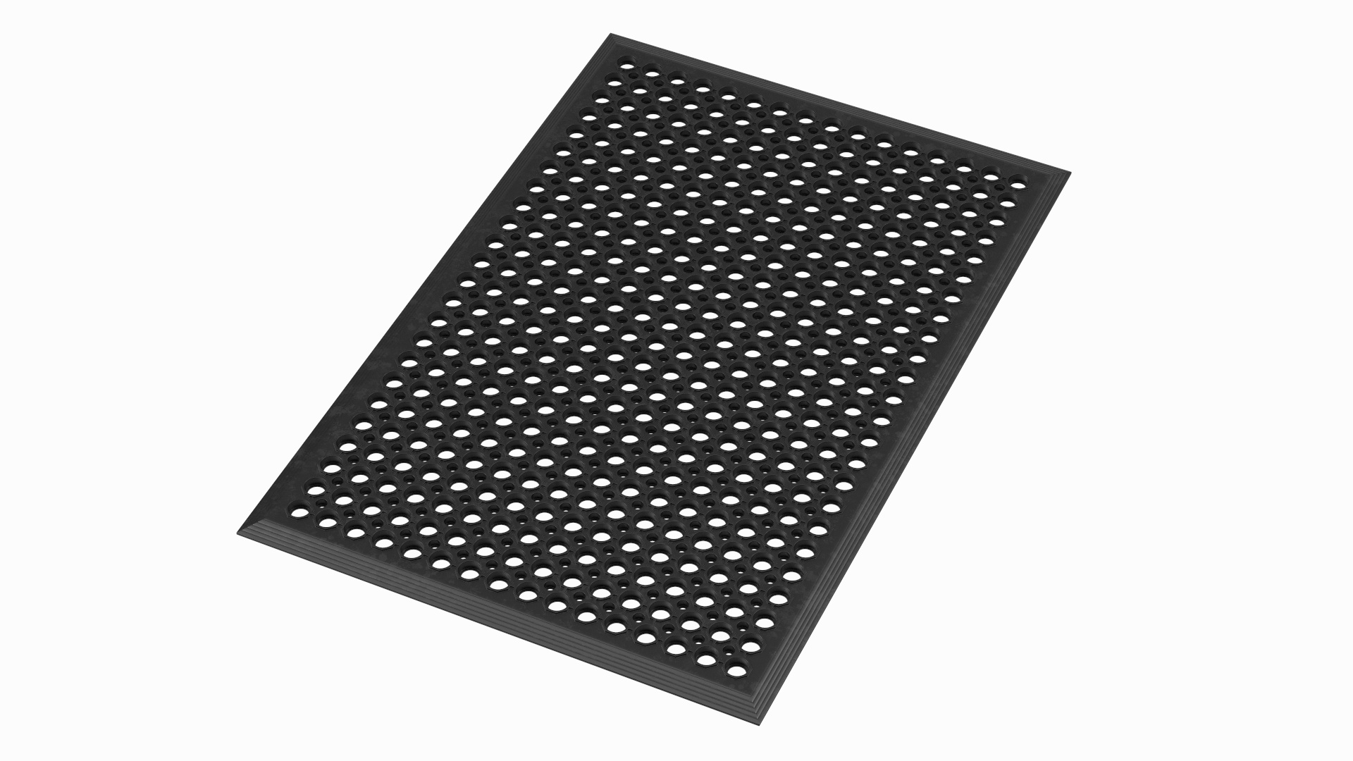 3D Rubber Door Mat Black Model TurboSquid 2071315