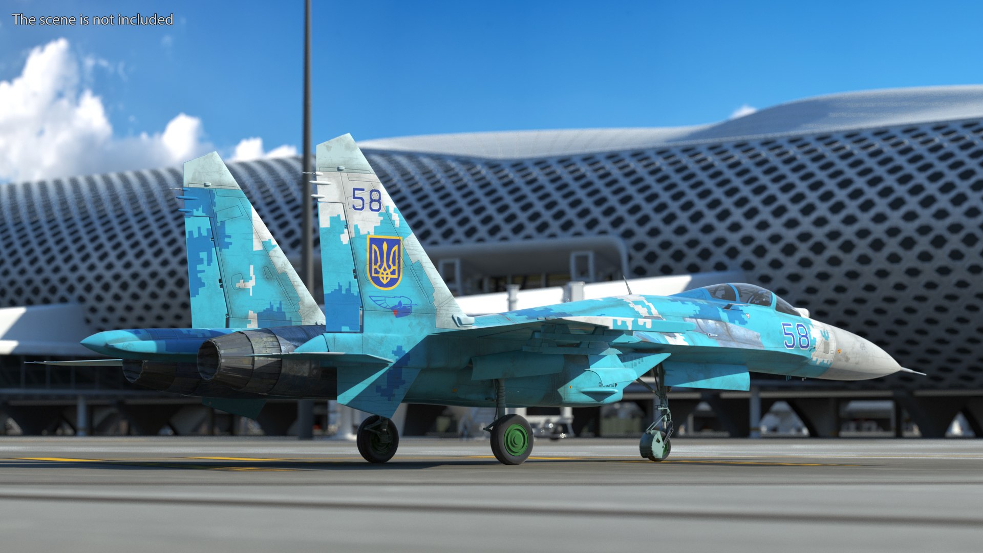 3D Ukrainian Air Force Sukhoi Su-27 Flanker Old https://p.turbosquid.com/ts-thumb/NC/cRrAks/Cx/ukrainianairforcesukhoisu27flankerold3dmodel003/jpg/1666725521/1920x1080/fit_q87/d0fd508d6d0b7d1d8b3360be70e02a924b774c46/ukrainianairforcesukhoisu27flankerold3dmodel003.jpg
