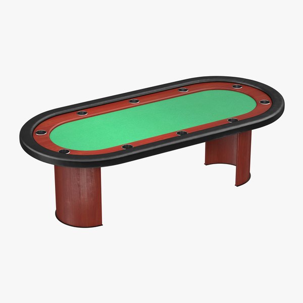 3D poker table model