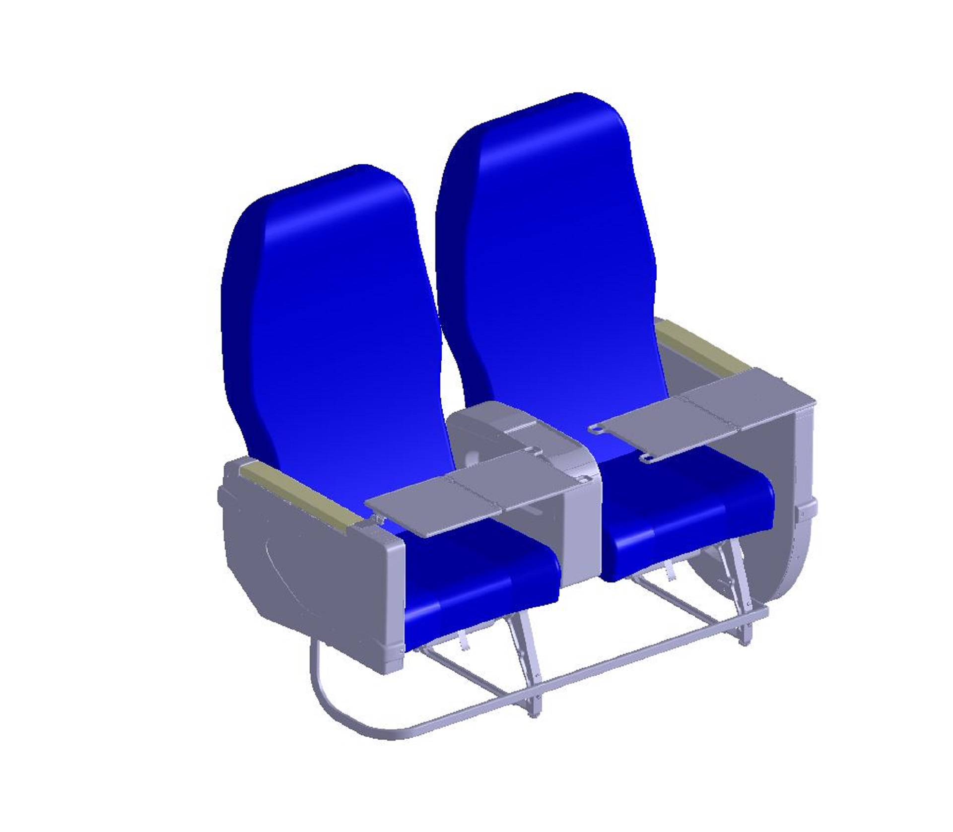 3D Business Class Seating Model TurboSquid 1711558