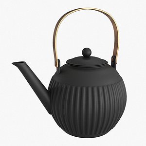 Bodum Tea Pot Black 3D