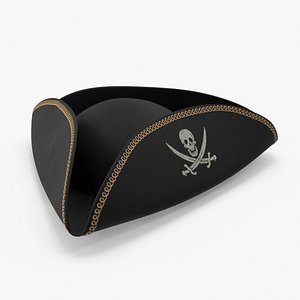 pirate hat 3d model