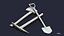 Pick and shovel and axe