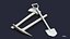 Pick and shovel and axe