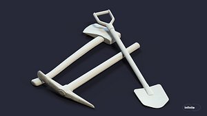 Pick and shovel and axe