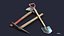 Pick and shovel and axe