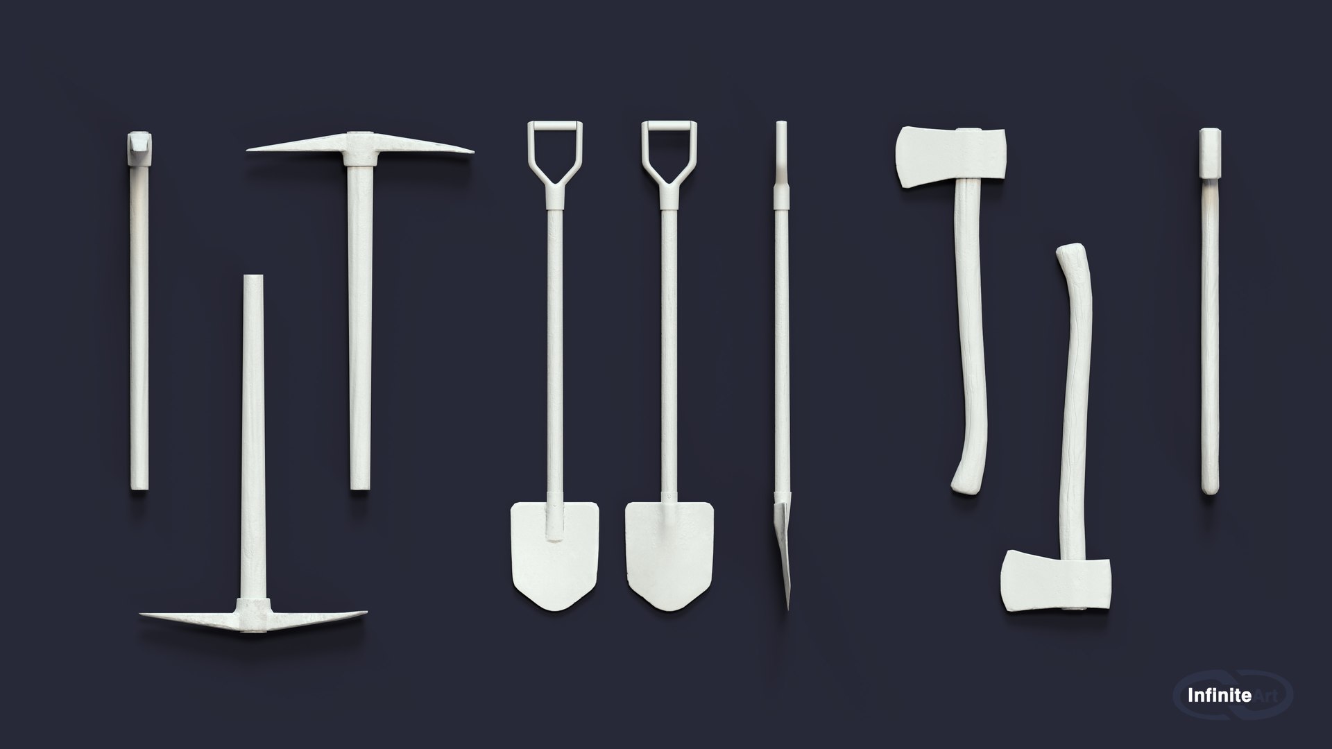 Pick and shovel and axe 3D https://p.turbosquid.com/ts-thumb/NC/t235PT/aK/5/jpg/1656055964/1920x1080/fit_q87/1901a1b751b333019f8ef46ab990106b6eb498b1/5.jpg