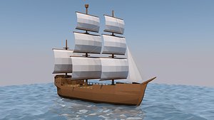3d model ship