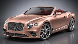 Bentley Continental GTC Convertible 3D Model model