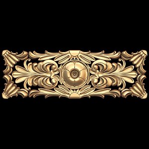(a-9) Decor Element -3d STL model for CNC