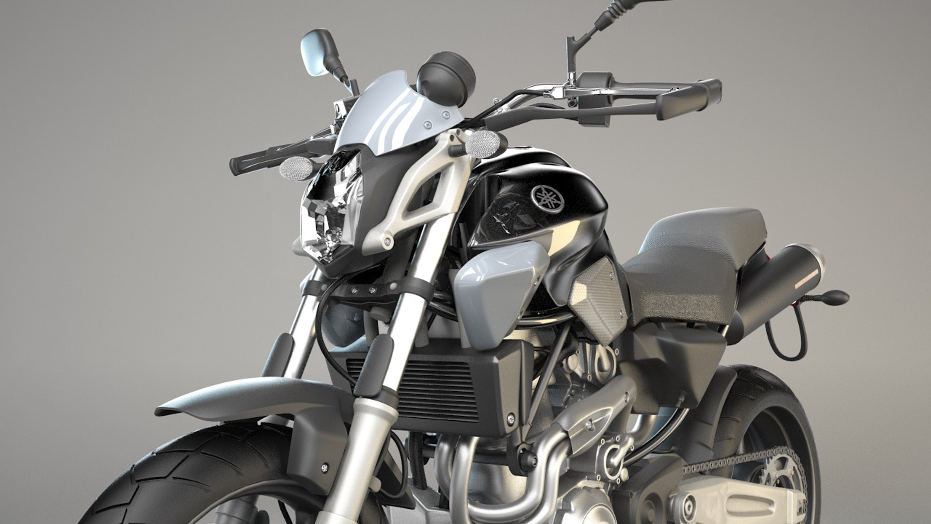 3d Yamaha Mt-03