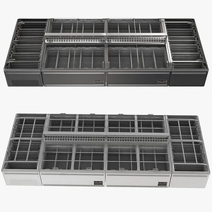 Moduler Display Freezer Island Stand Collection