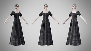 Dress 27 Electric Static Stripe