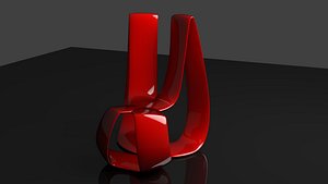 The Knot Chair Fiberglass Sleek Surprising model
