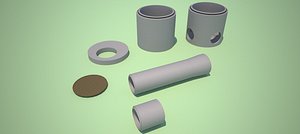 manhole pipe 3d 3ds