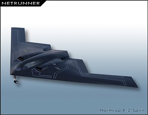 Northrop Grumman B-2 Spirit stealth bomber 3D model