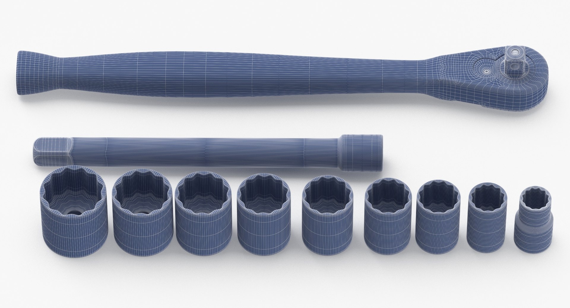 Ratched Set Clean And Dirty 3D Model - TurboSquid 2105543