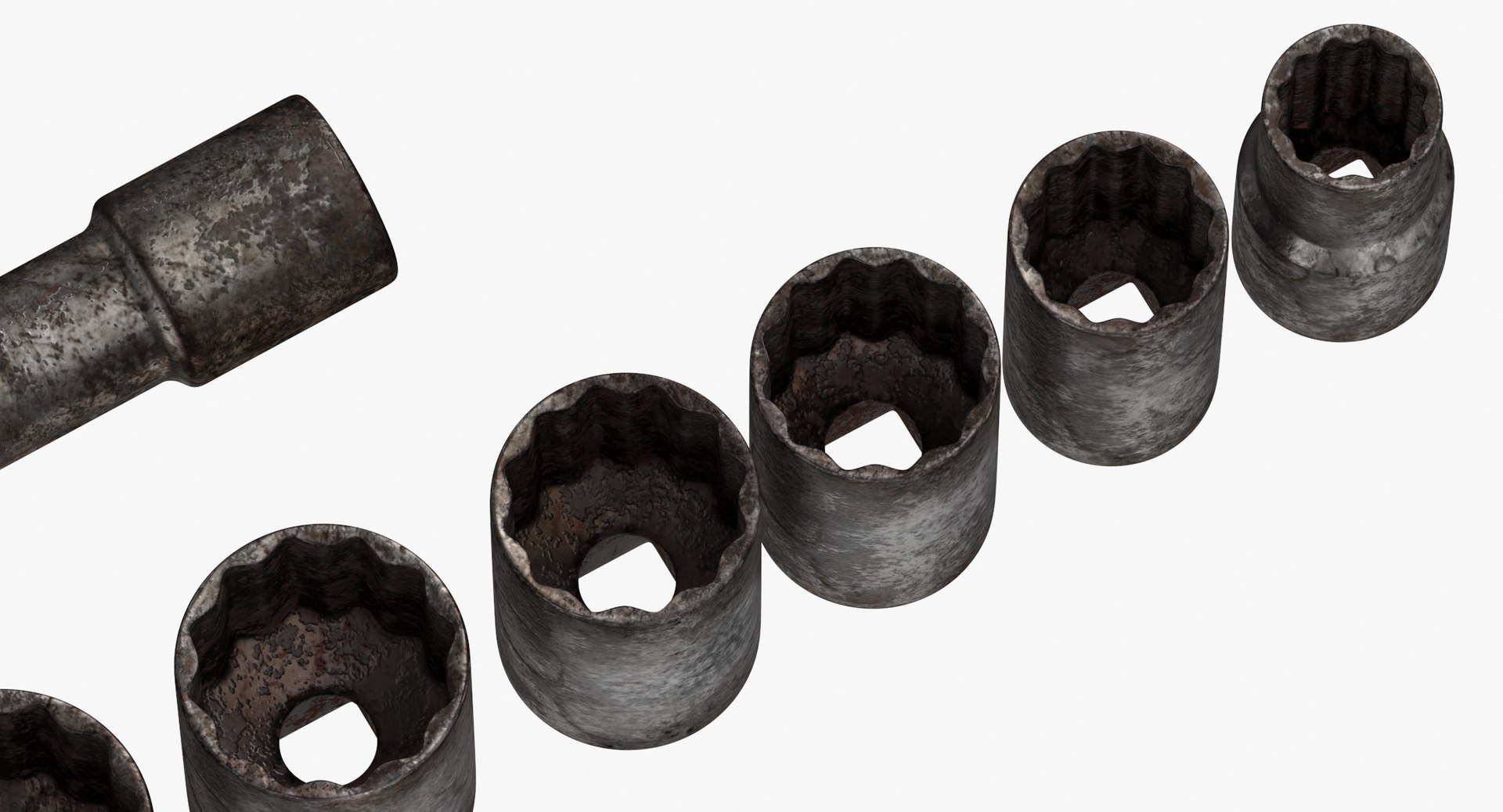 Ratched Set Clean And Dirty 3D Model - TurboSquid 2105543