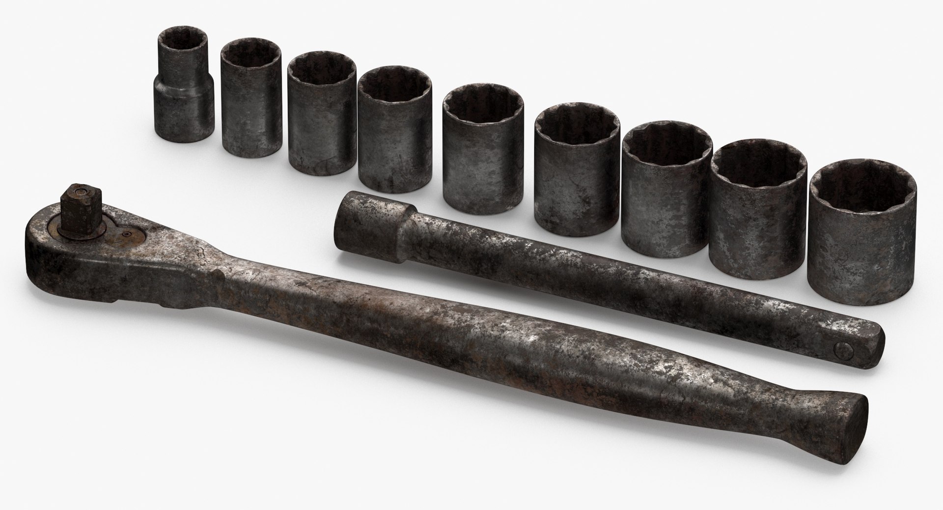Ratched Set Clean And Dirty 3D Model - TurboSquid 2105543