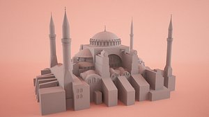 Hagia Sophia 3D Model 3D model
