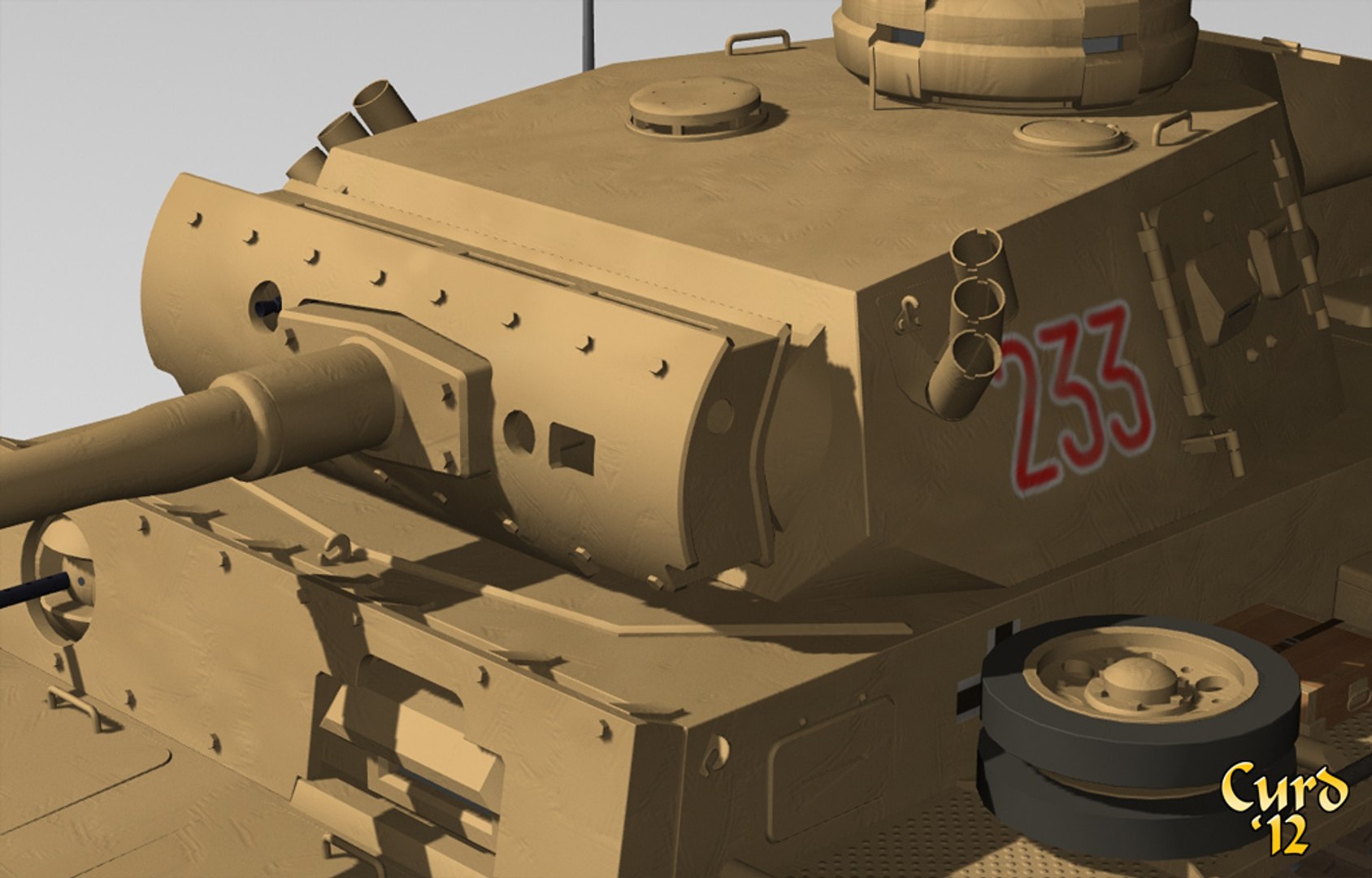 3d Model German Tank Iii