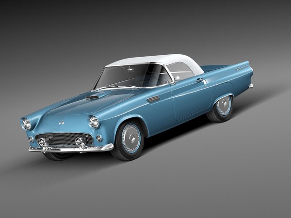 1955 ford thunderbird model car discount