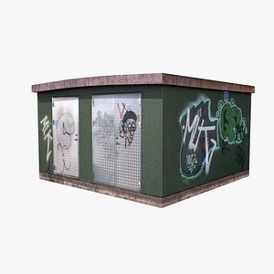 ready telephone exchange building concrete model