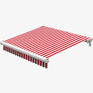 3D Awning Store Facade model