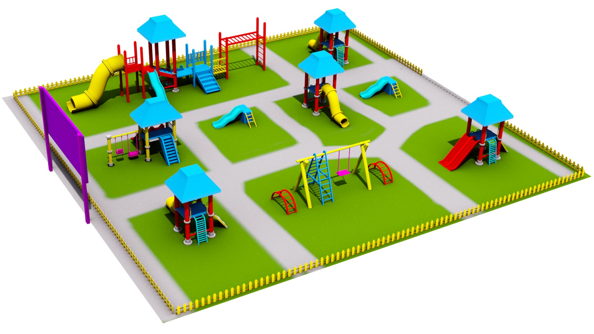 Playground model https://p.turbosquid.com/ts-thumb/ND/YRpxq9/Yq/images3/png/1707668016/1920x1080/fit_q87/9705477ef0f94bb1daf33f02daa449d6870b4fa3/images3.jpg