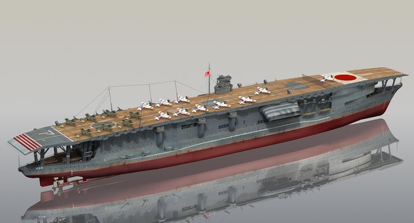 3D japanese akagi - TurboSquid 1227276